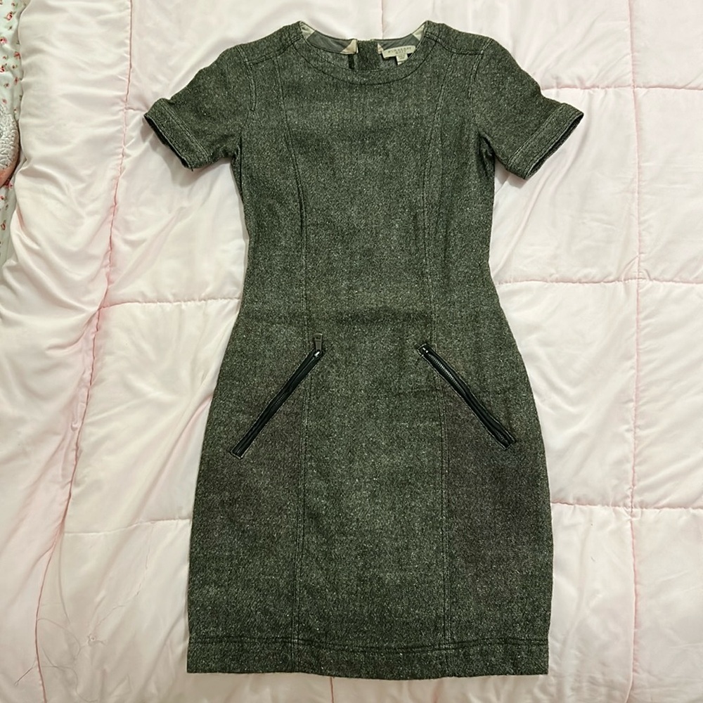 Burberry Brit Linen Wool Dress